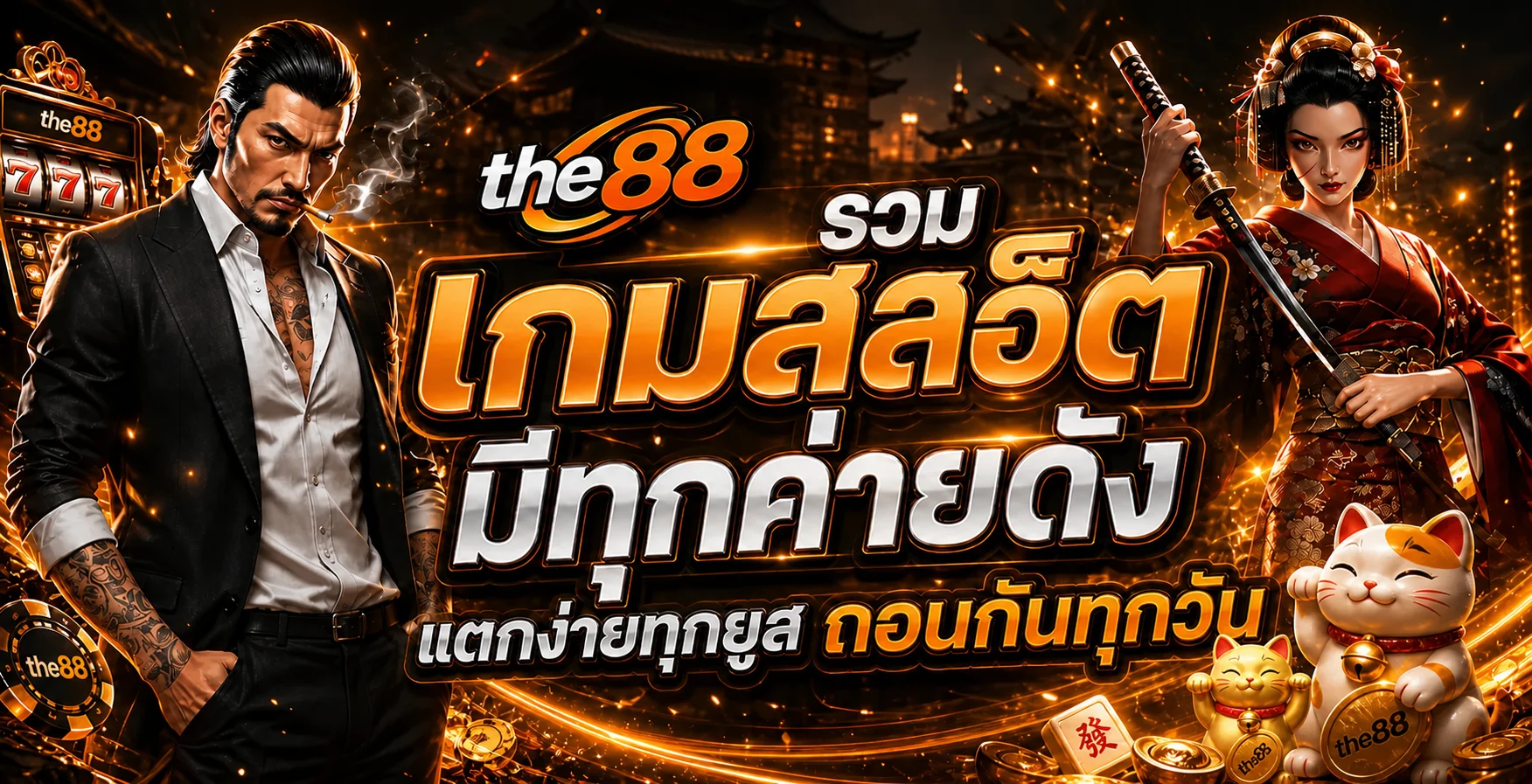 รวมเกมสล็อต the88 และตัวละครเกม PG